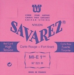 Cuerda "SAVAREZ" Carta Roja Juego