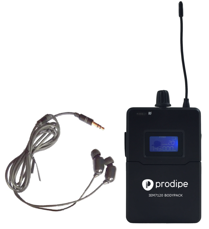 RECEPTOR PARA MONITOR INALAMBRICO PRODIPE IEM7120