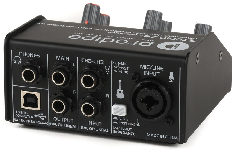 TARJETA DE SONIDO PRODIPE STUDIO 22 PLUS