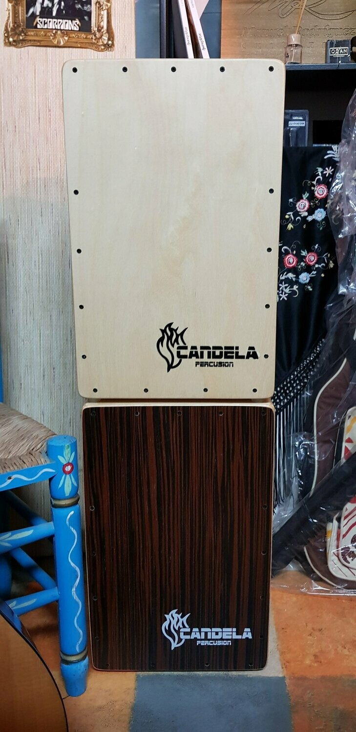 CAJÓN flamenco CANDELA ABEDUL TAPA CLARA