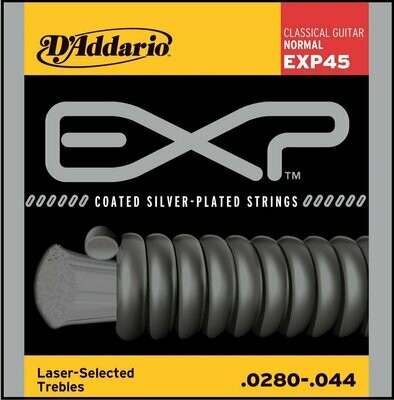 JUEGO DE CUERDAS PARA GUITARRA CLASICA D'ADDARIO EXP45 JUEGO DE CUERDAS PARA GUITARRA CLASICA D'ADDARIO EXP45