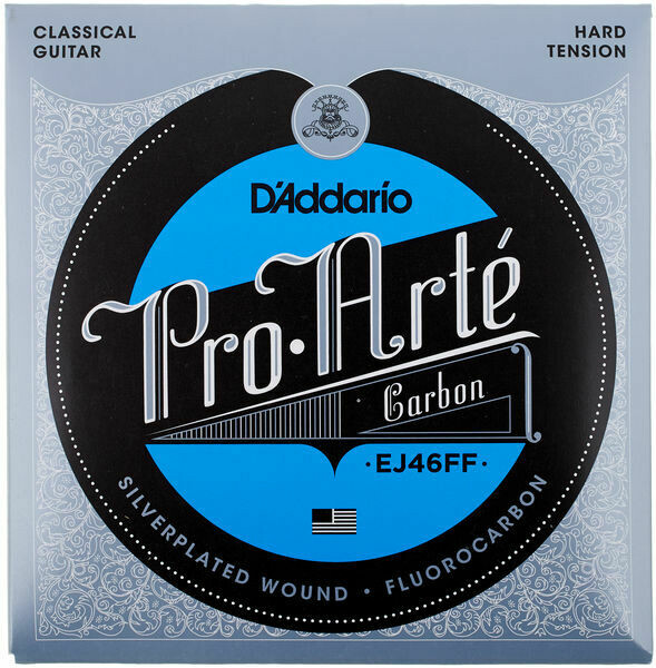JUEGO DE CUERDAS PARA GUITARRA CLASICA D'ADDARIO EJ46FF CARBONO