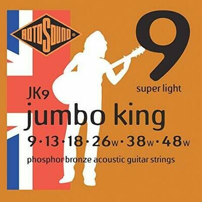 Juego de Cuerdas para Guitarra Acustica Juego de Cuerdas para Guitarra Acustica "ROTOSOUND" JK9