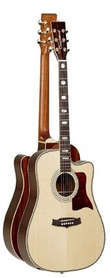 GUITARRA ACUSTICA TANGLEWOOD TW1000CE DREADNOUGHT CUTAWAY