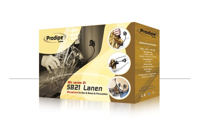 MICROFONO PARA INSTRUMENTOS DE VIENTO Y PERCUSION PRODIPE SB21