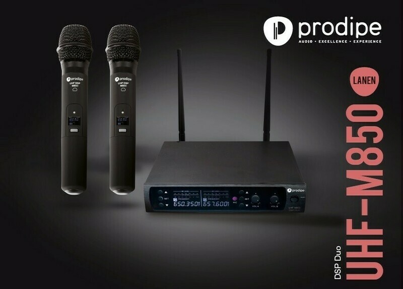 PRODIPE MICROFONO INALAMBRICO M850 DUO