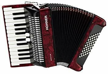 ACORDEON HOHNER BRAVO II 48 ROJO