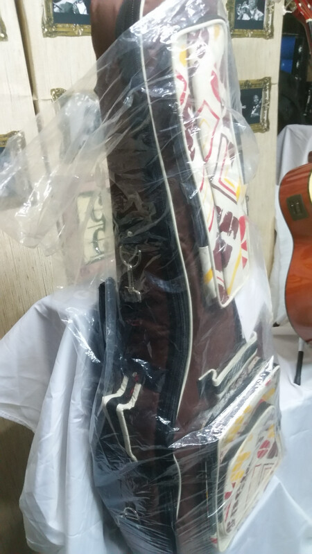 Funda acolchada vintage guitarra eléctrica