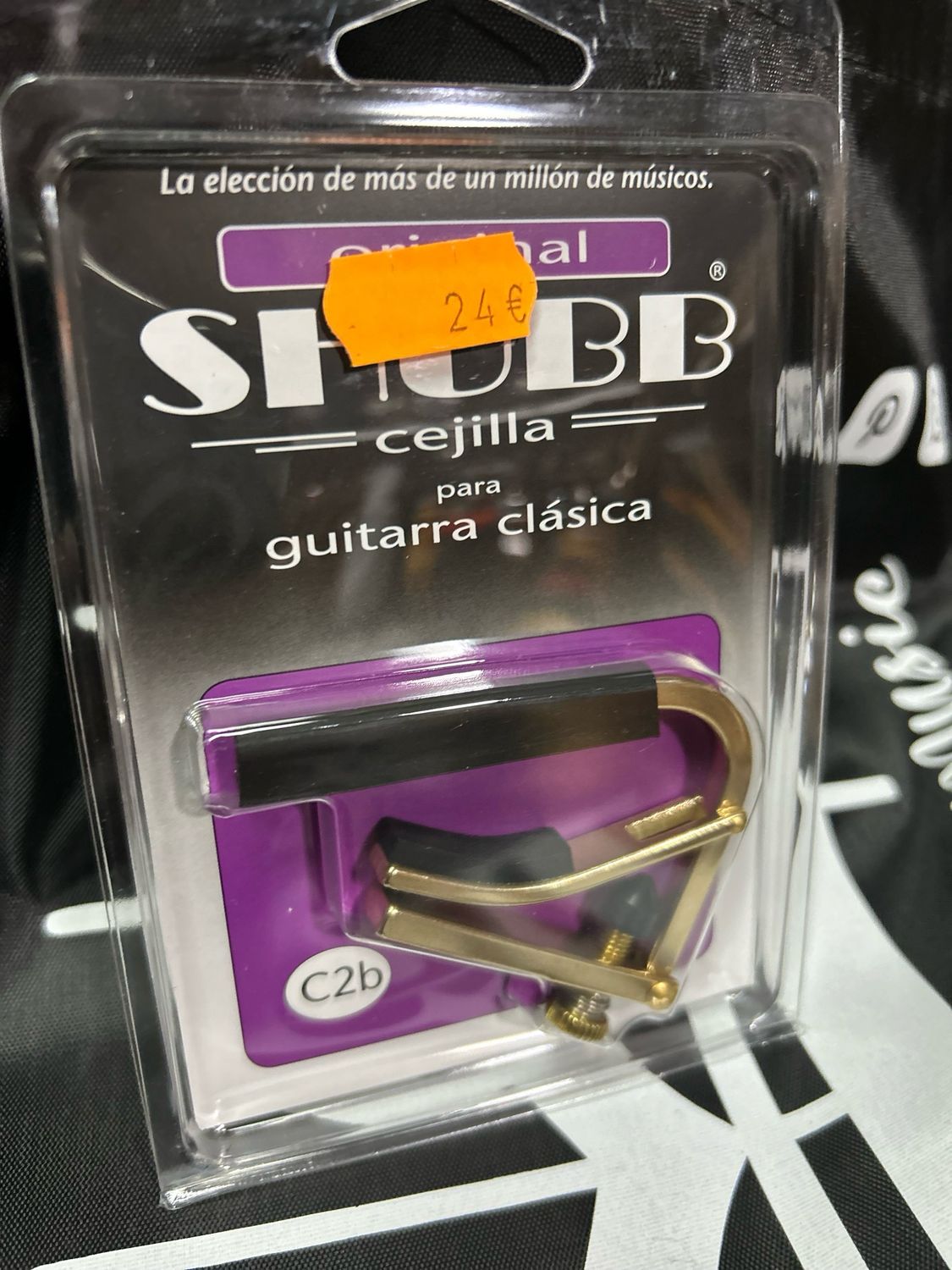 Cejilla Shubb C2b dorado