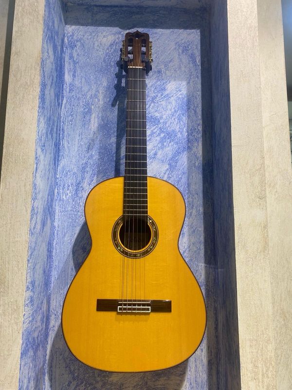 Guitarra artesana ébano blanco Guitarra artesana ébano blanco