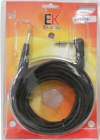 CABLE PARA GUITARRA EK JACK-JACK RECTO-ACODADO PJJ0063