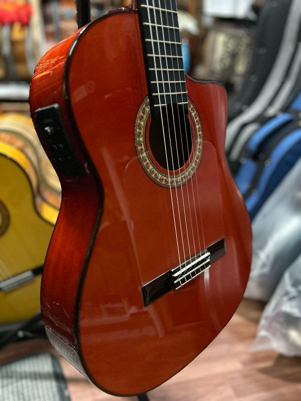 funda y guitarra Antonio de Toledo f17 Cuteway fishman funda y guitarra Antonio de Toledo f17 Cuteway fishman
