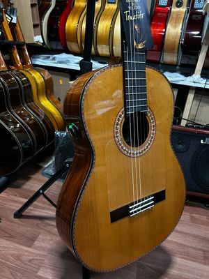 funda y guitarra flamenca Antonio de Toledo Tomatito torrefactada Pau Ferro