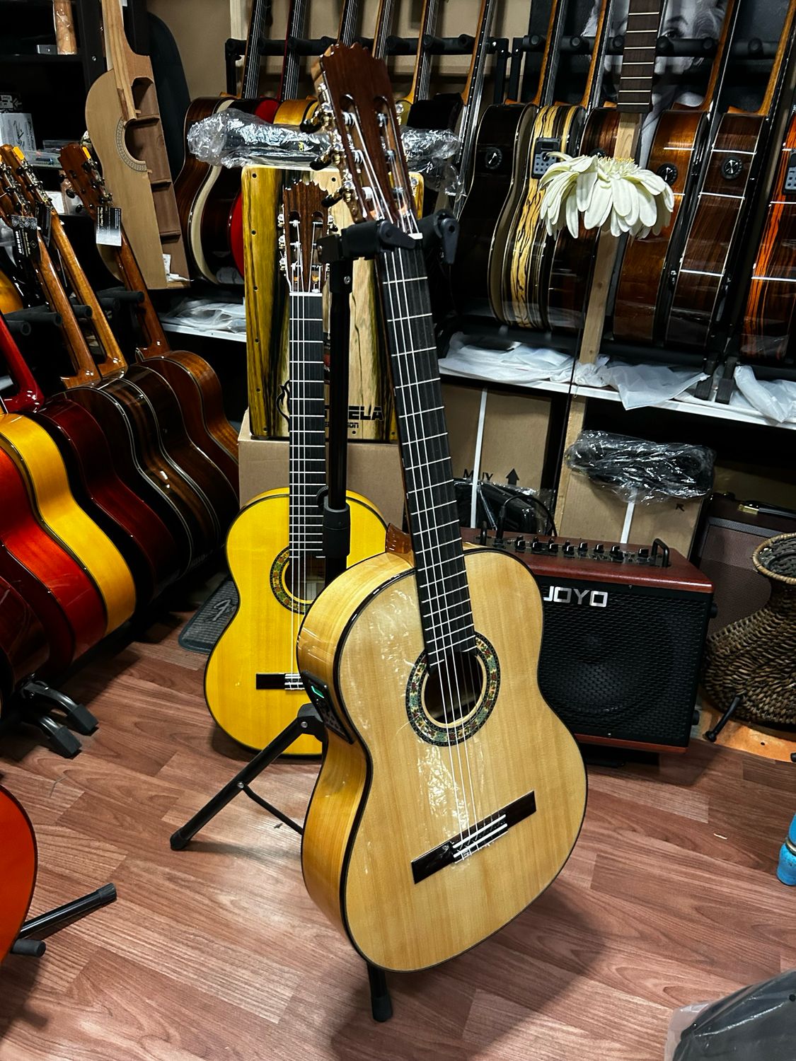 Pack Guitarra flamenca José Rincón mf3 natural md100 y estuche