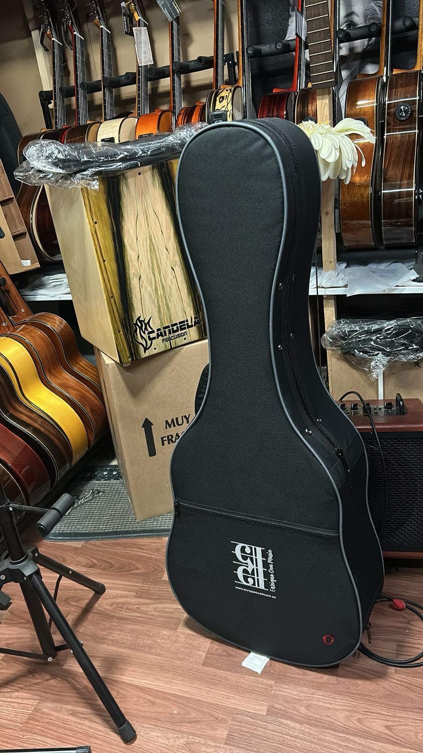 Estuche para guitarra clásica flamenca