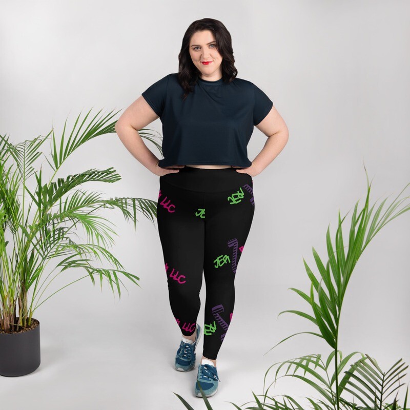 JER Z BLOCK LLC Plus Size Leggings