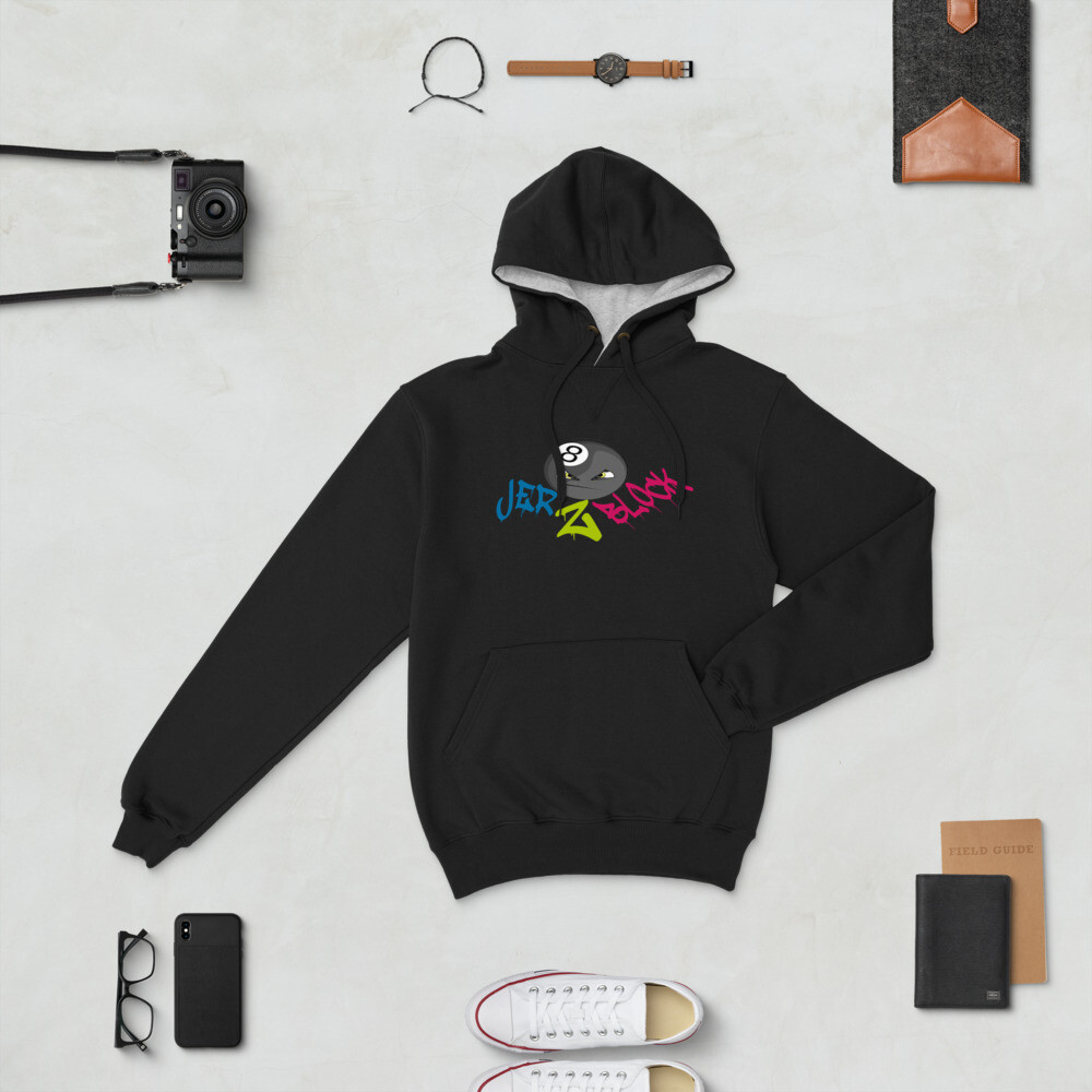 Champion Hoodie/ JER Z BLOCK, Size: S