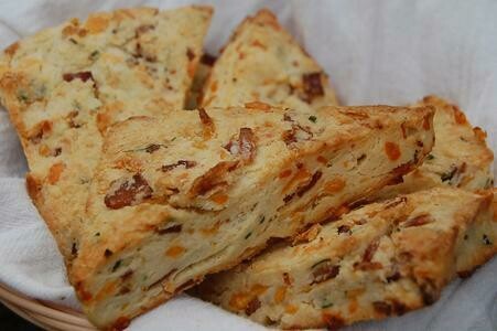 Bacon, Cheddar, + Chive Scone
