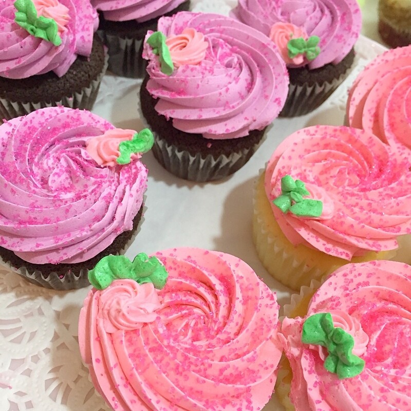 Mother’s Day Rosette Cupcake (Chocolate)
