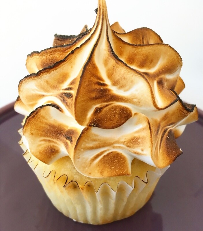 Lemon Lavender Meringue Cupcake Lemon Lavender Meringue Cupcake