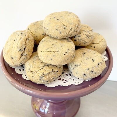Black Sesame Tahini Cookie (vegan & gluten-free)