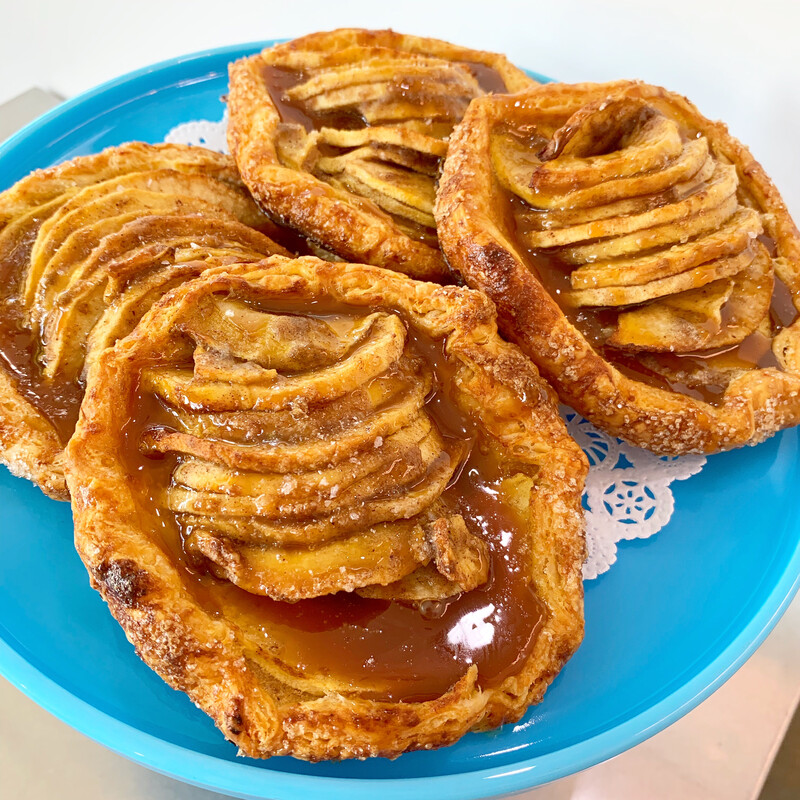 Salted Caramel Apple Crostata with Cheddar Crust