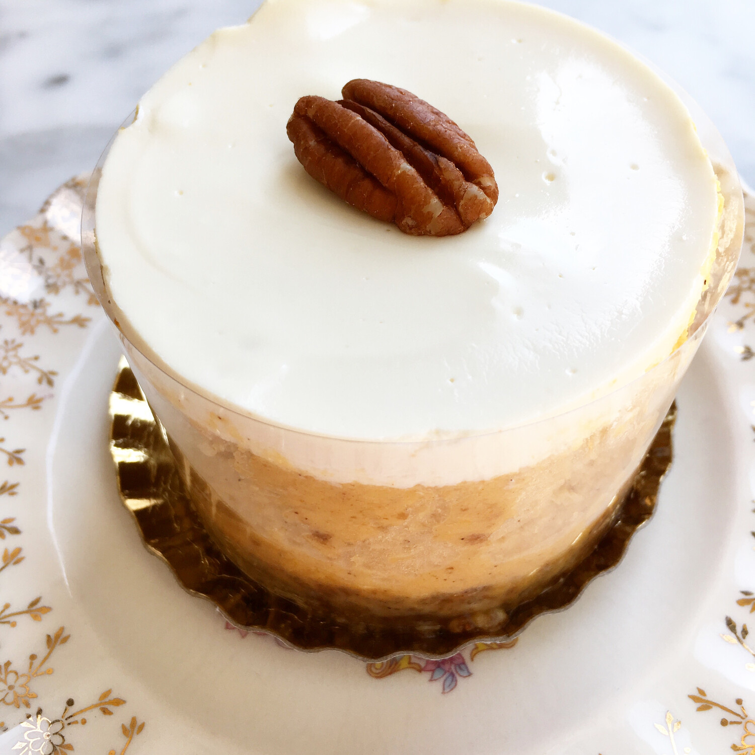 Pumpkin Pecan Mini Cheesecake