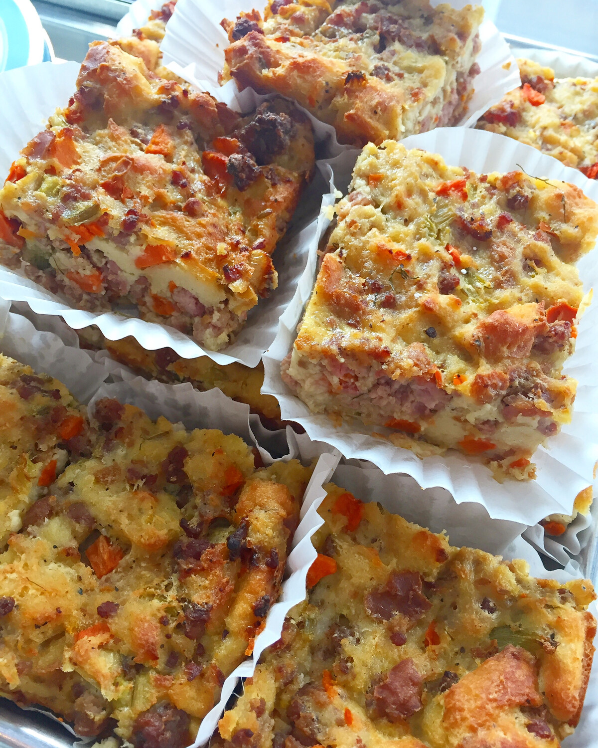 Sausage Stuffing Squares  | 1/2 dz