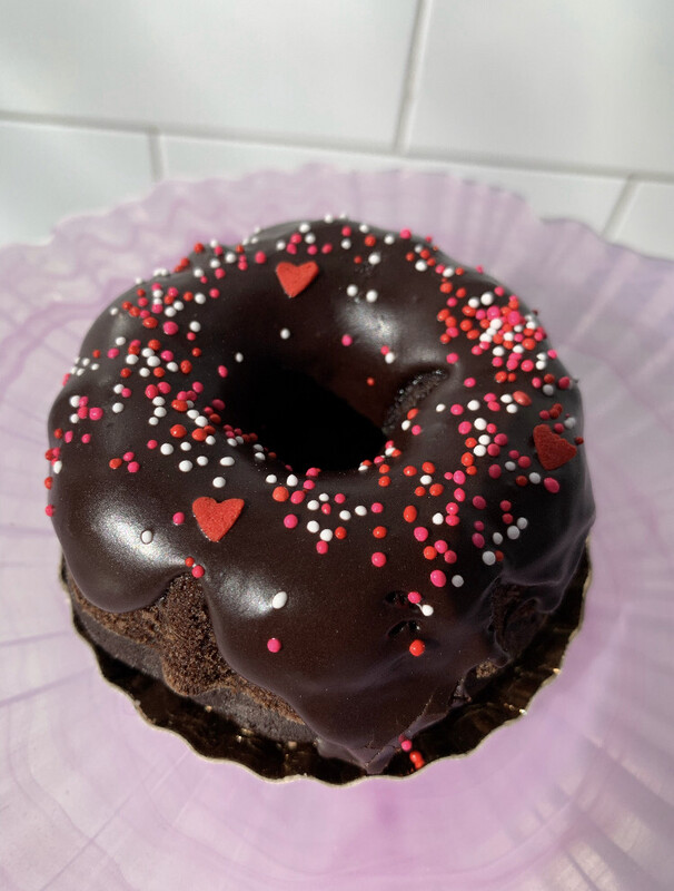 Chocolate Ganache Bundt (vegan) | 1/2 dz