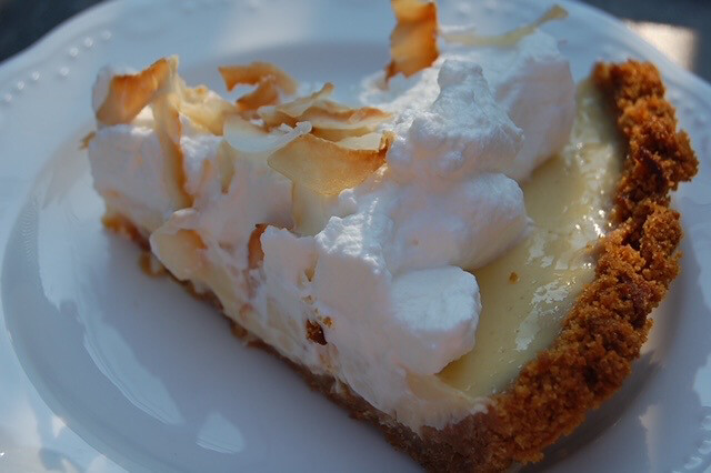 Coconut Lime Pie (slice)