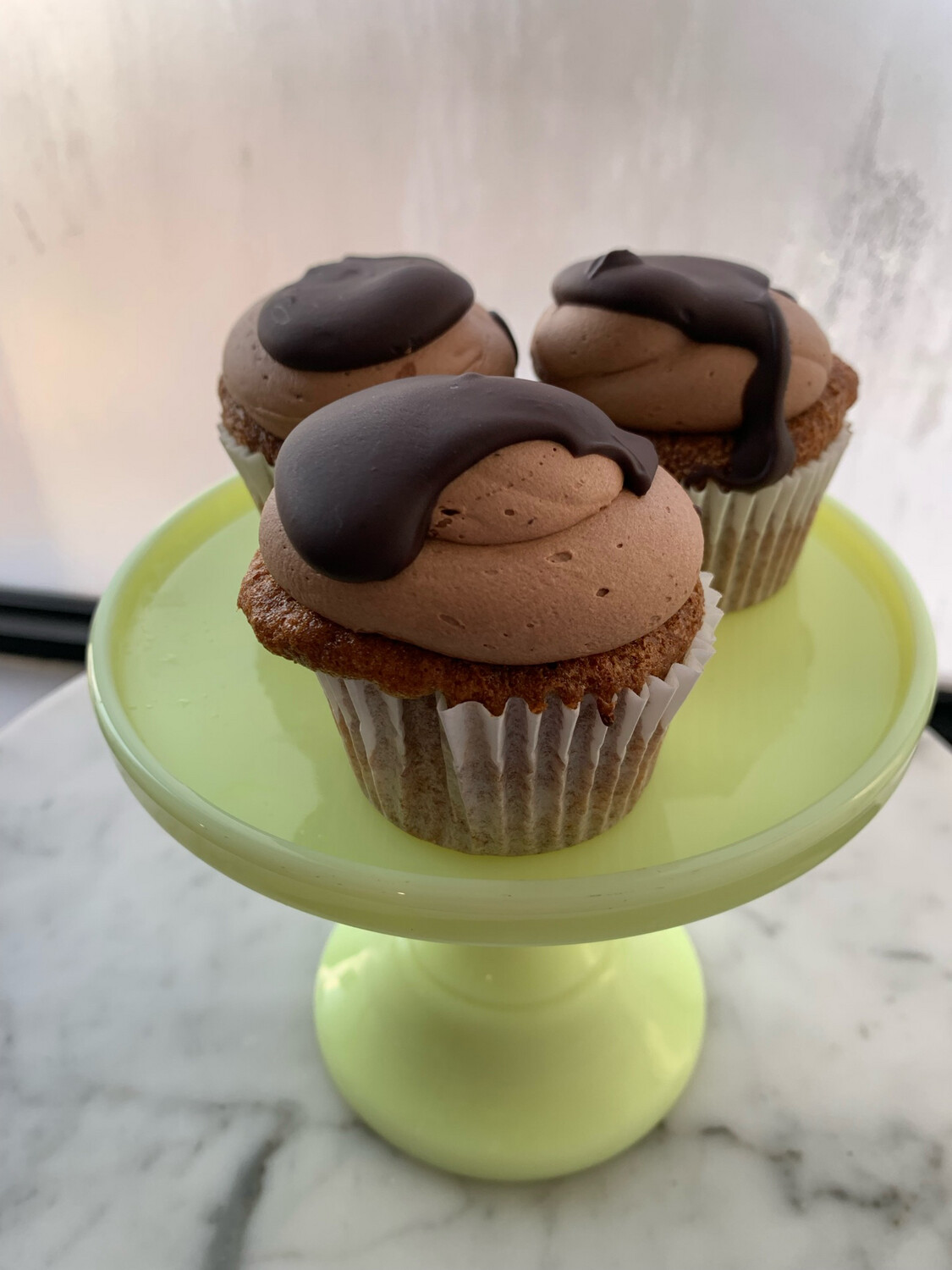 GF Banana Chocolate Cupcake