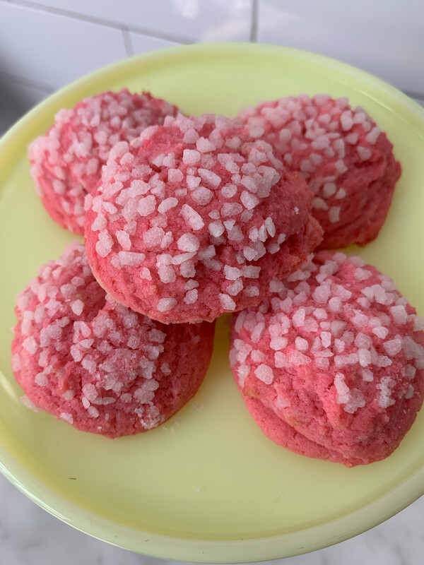 Retro Pink Pearl Cookie
