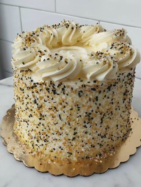 6” NYE Sparkle Chocolate Cake