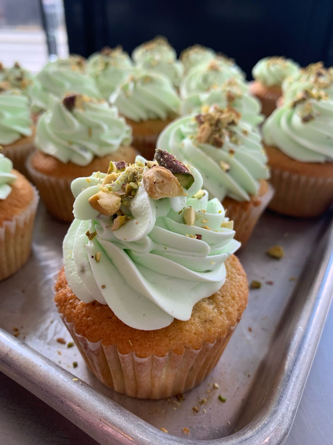 Pistachio Cupcake