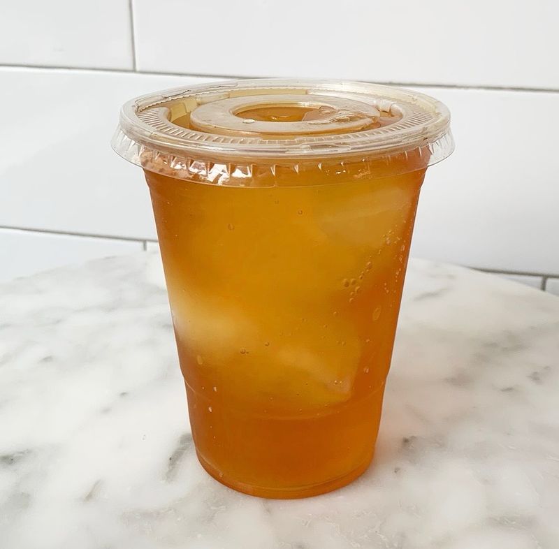 ​Peach Black Iced Tea (unsweetened)