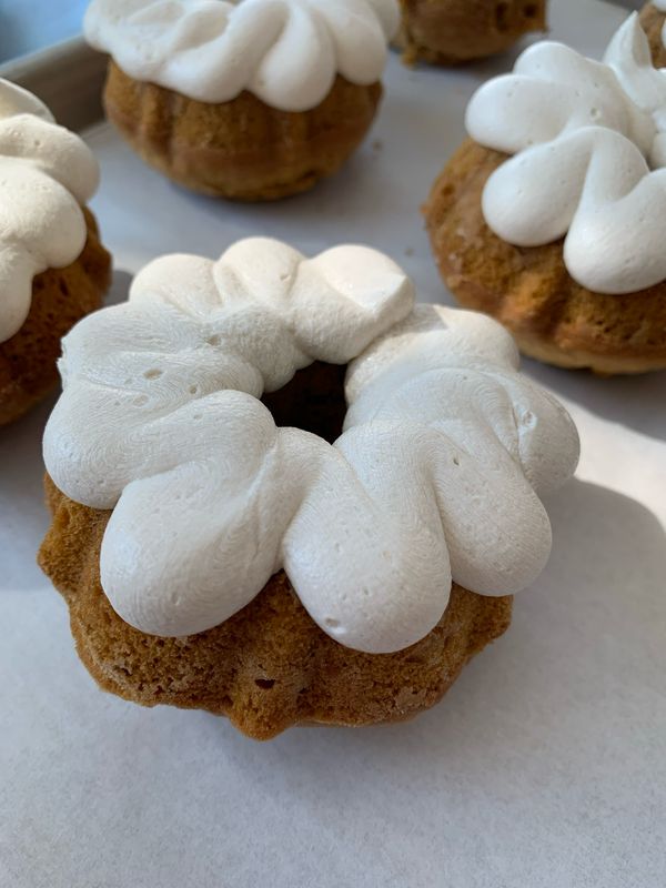 Maple Oat Mini Bundt (vegan)