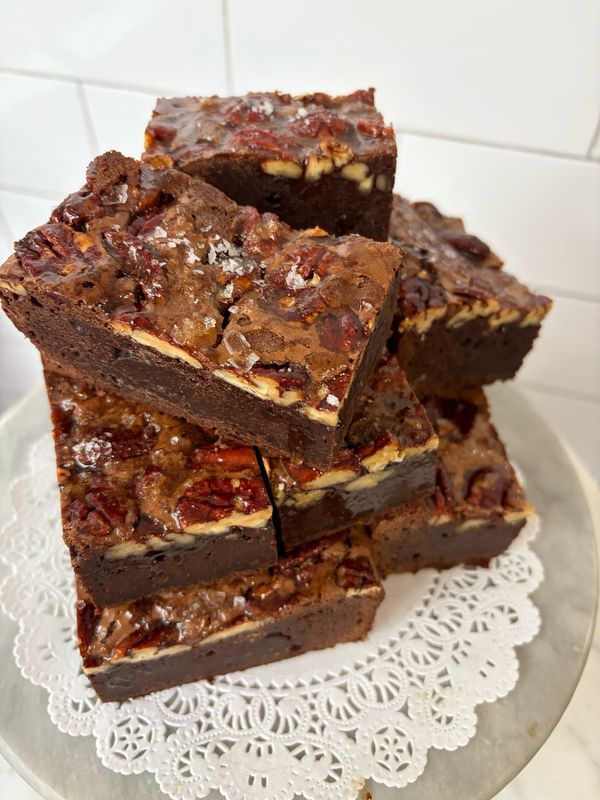 Salted Maple Pecan Brownie Salted Maple Pecan Brownie