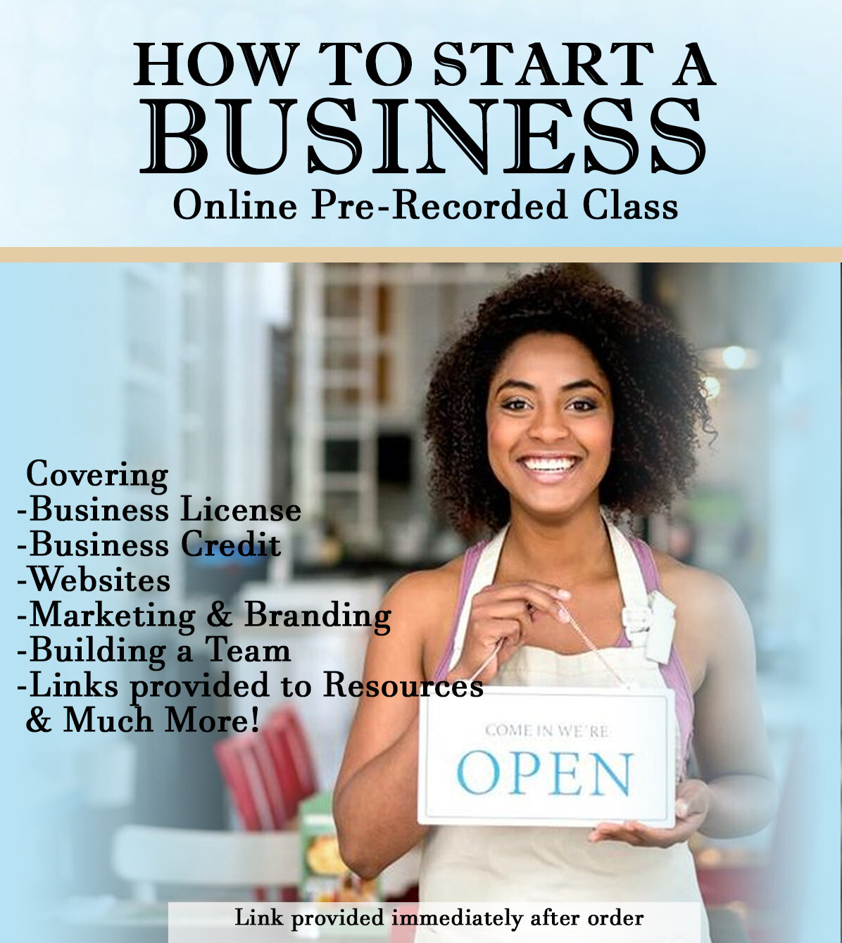 How To Start A Business Online Class