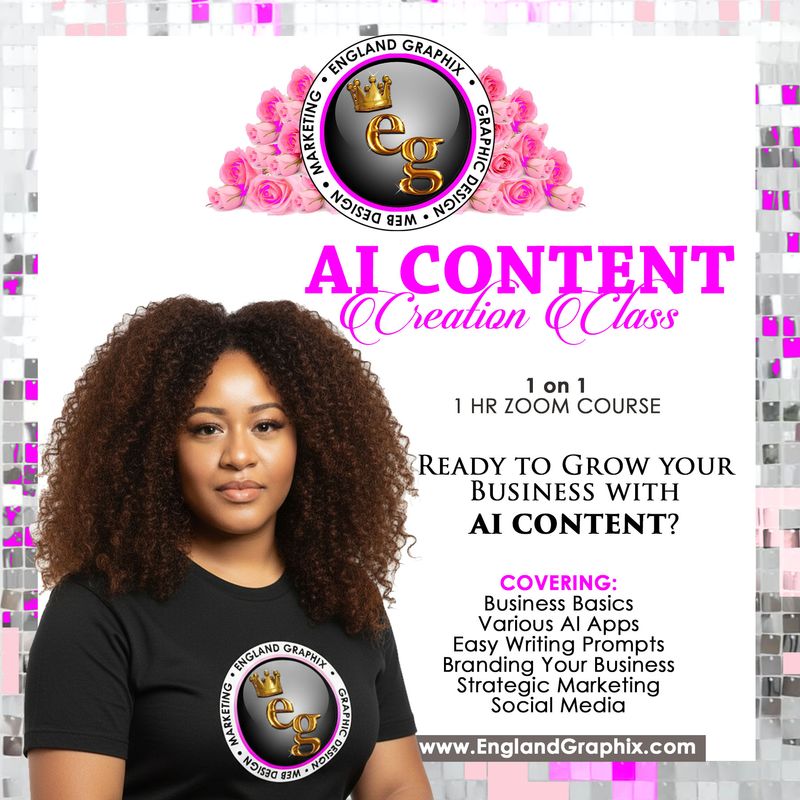 AI Content Creation Class - 1 on 1 option