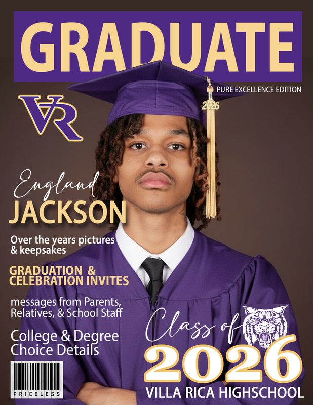 10 - 8 Page Graduation Keepsake Magazines