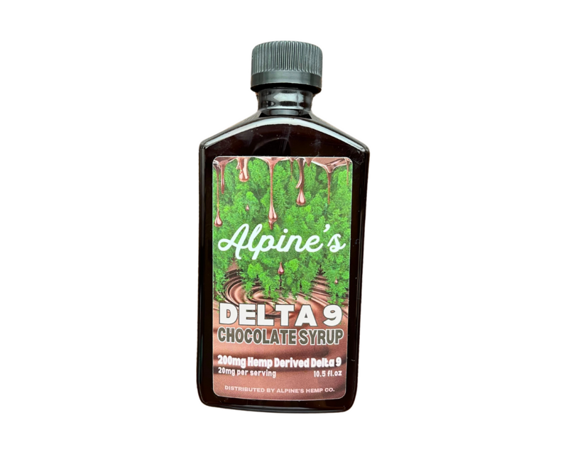 Alpine Hemp D9 Chocolate Syrup 10.5 fl oz.