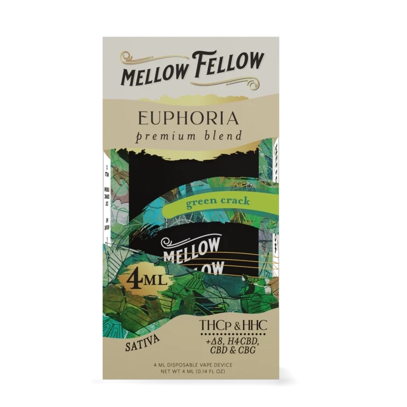 Live Resin Blend Disposable 4ml Mellow Fellow Dream- Green Crack (s)