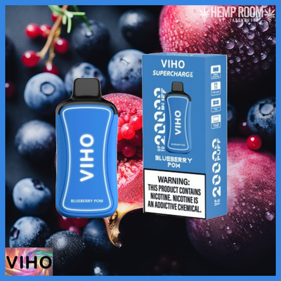 Viho Supercharge 20000 - Disposable 21ml 5% Blueberry Pom (NIC TAX PAID)