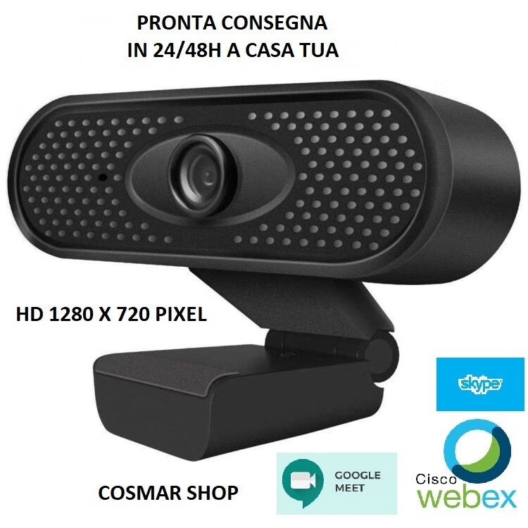 Webcam HD 720P con microfono