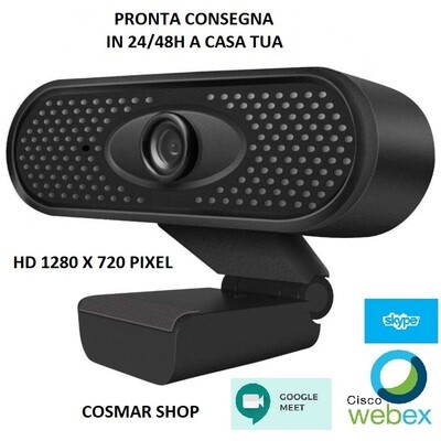 Webcam HD 720P con microfono