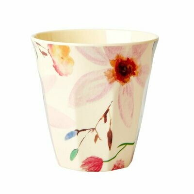 Medium melamine cup - selmas flower print