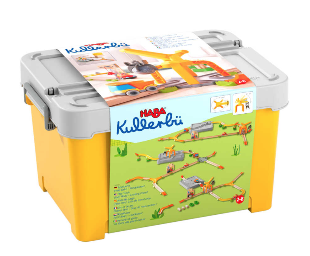 Knikkerbaan Kullerbü - doos geel - limited edition
