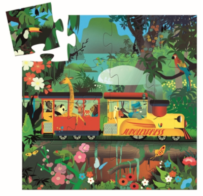 Puzzel - de locomotief - 16 stuks