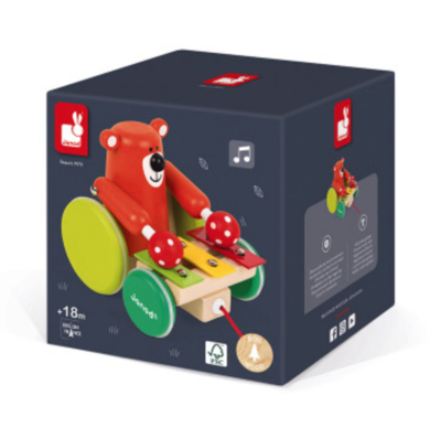 Trekbeertje met xylofoon