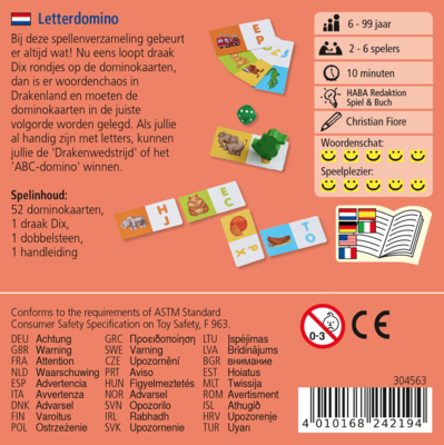 Letter domino mini